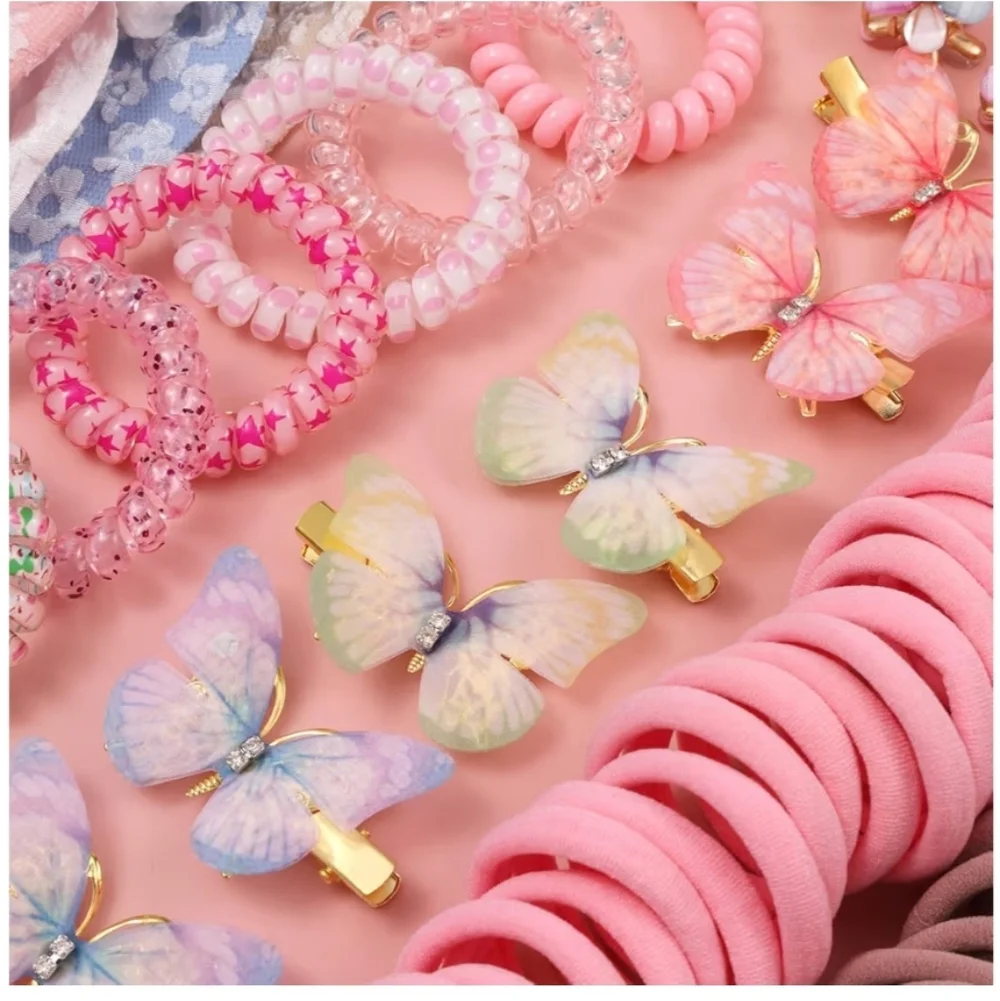 Girls Hair Accessories Set 70pcs
